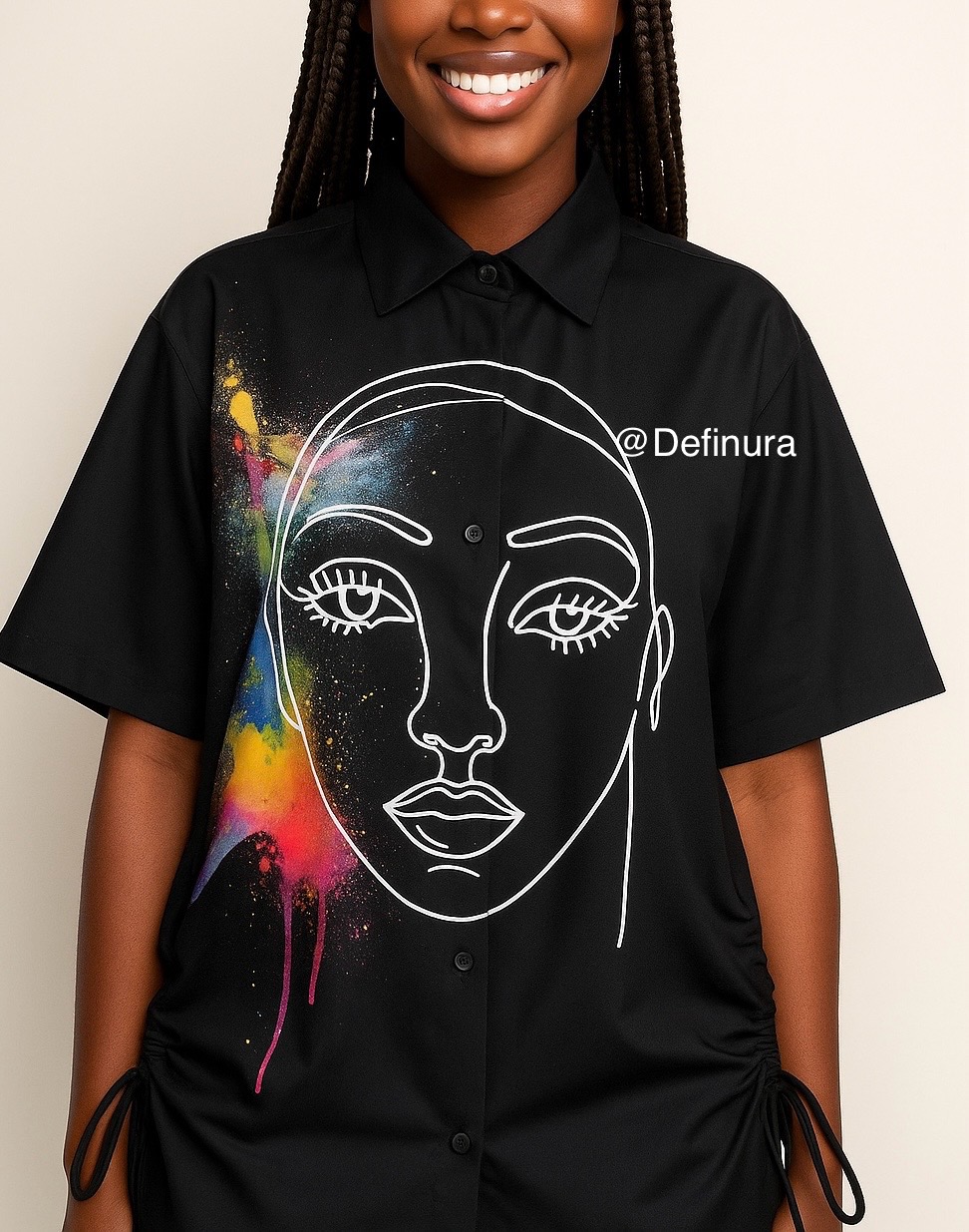 The Chromatic Muse Shirt Dress - Image 2