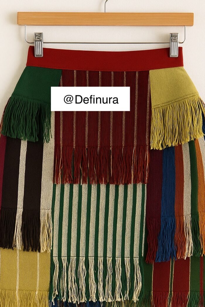 The Àwọ̀ Patchwork Skirt